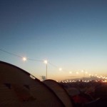 Pennard Hill Lights Wednesday Evening