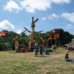 Dragon in the Stone Circle field