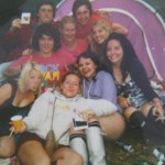 Polaroid of us glasto 2009