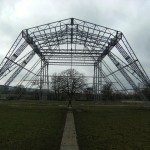 My girlfriend playing the Pyramid Stage in February