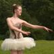Site snaps: A ballerina in a field