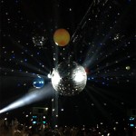 Mirror ball in the Despacio tent