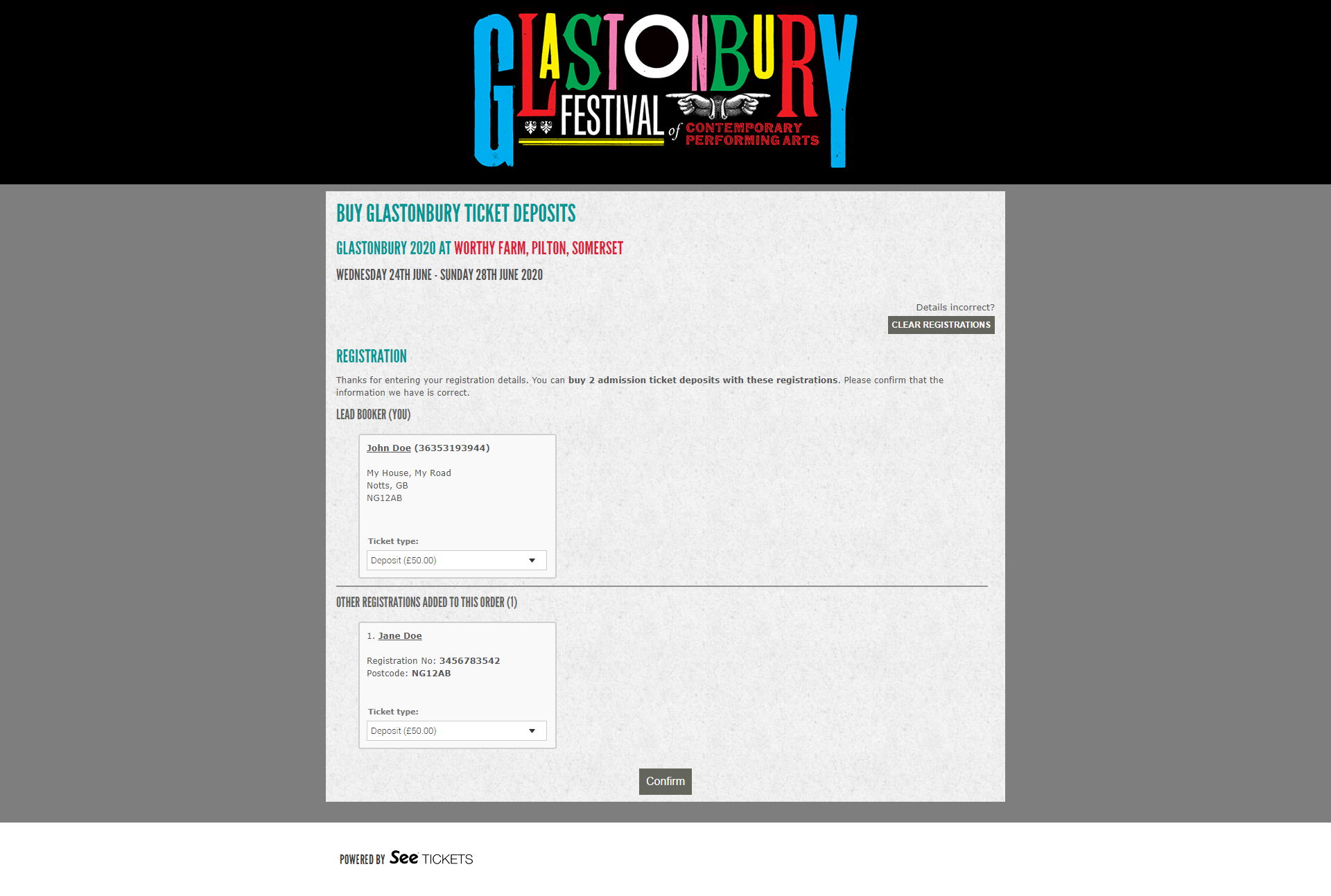 Full 2020 Ticket Info Glastonbury Festival