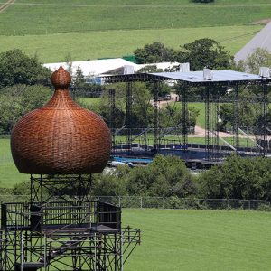 Site snaps: Green fields and stages going up
