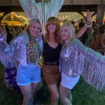 Sunset, sisters and sequins 