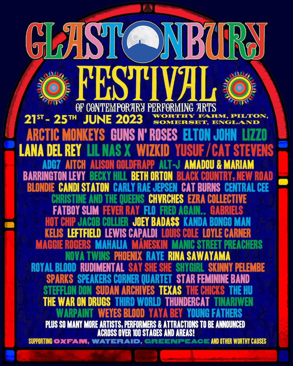 Glastonbury Festival 2023: Full Sunday line up and set times today -  YorkshireLive