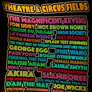 Check out Theatre & Circus 2023 line-up poster