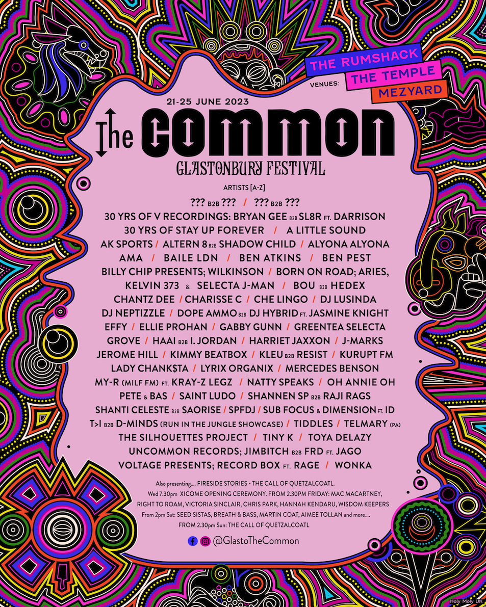 The Common reveals its Glastonbury 2023 line-up | Glastonbury Festival