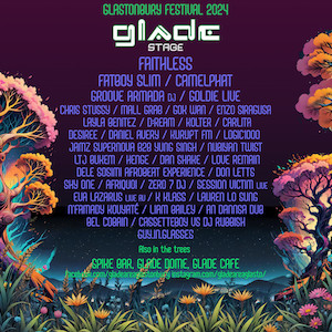 The Glade’s line-up for Glastonbury 2024 is here