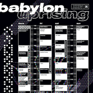 Check out the Glastonbury 2024 Babylon Uprising line-up