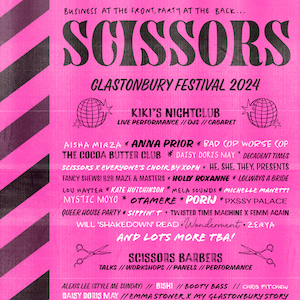 The Scissors 2024 line-up poster has arrived